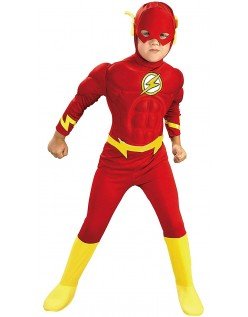 DC Comics Muskel Flash Kostyme for Barn