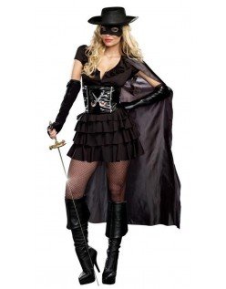 Double Edged Zorro Kostyme Dame