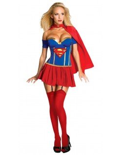 Superhelt Kostyme Korsett Superwoman Kostyme
