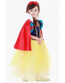 Snøhvit Kostyme Barn Halloween Prinsesse Kjole