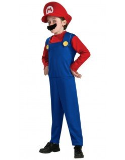 Super Mario Bros Mario Kostyme Barn