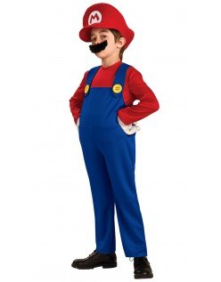 Deluxe Super Mario Bros Mario Kostyme Barn